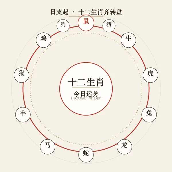 十二生肖今日运势大观