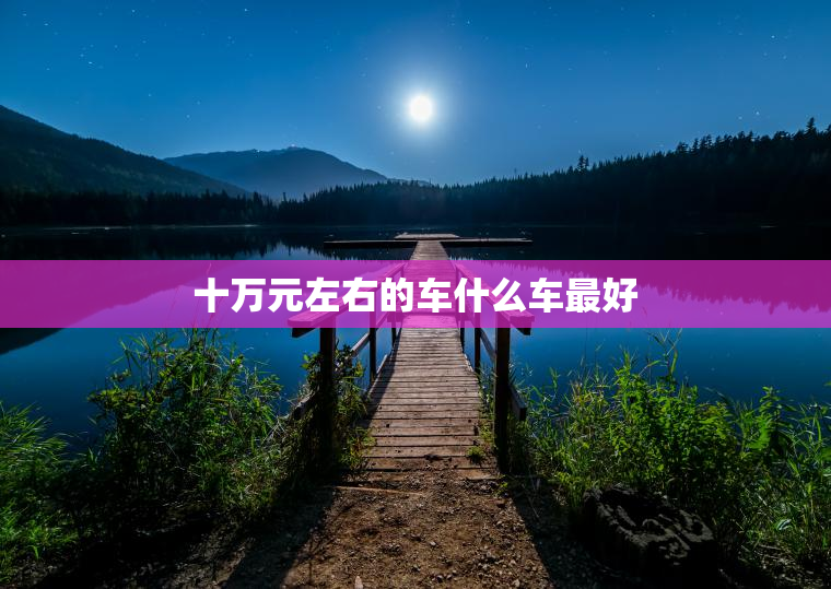 十万元左右的车什么车最好