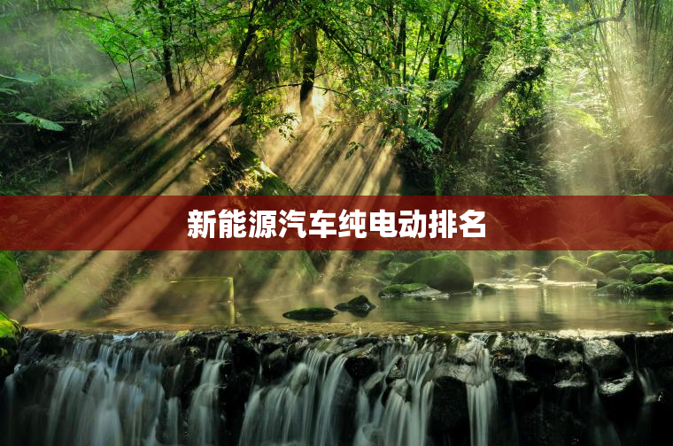 新能源汽车纯电动排名 新能源汽车纯电动排名