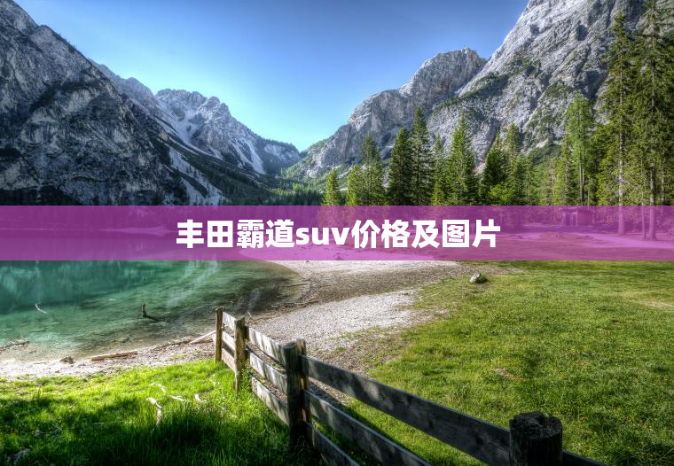 丰田霸道suv价格及图片