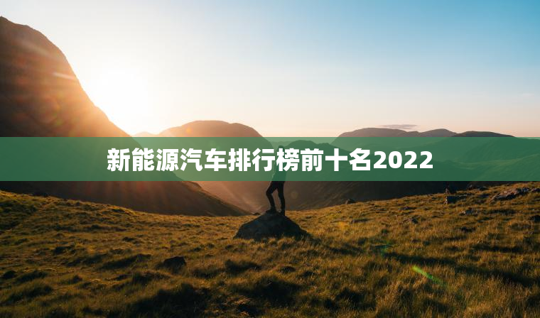 新能源汽车排行榜前十名2023 新能源汽车排行榜前十名2023