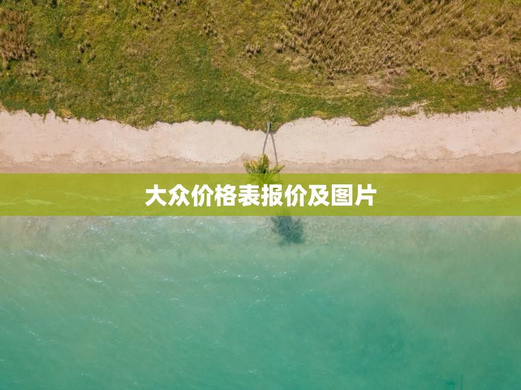 大众价格表报价及图片