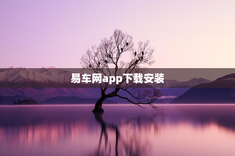 易车网app下载安装