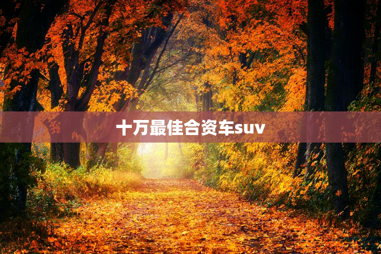 十万最佳合资车suv