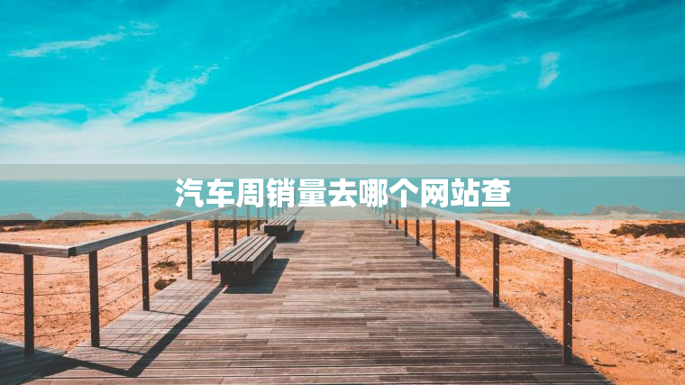 汽车周销量去哪个网站查