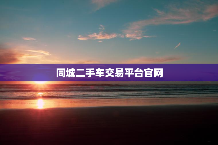 同城二手车交易平台官网