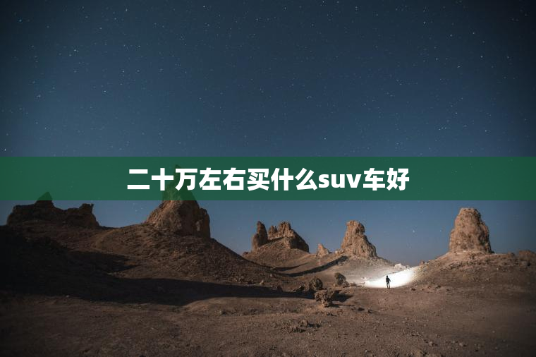 二十万左右买什么suv车好