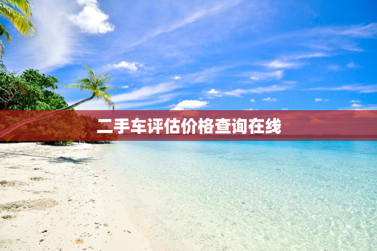 二手车评估价格查询在线