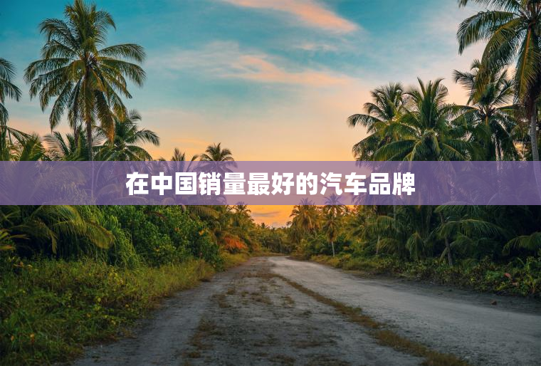 在中国销量最好的汽车品牌