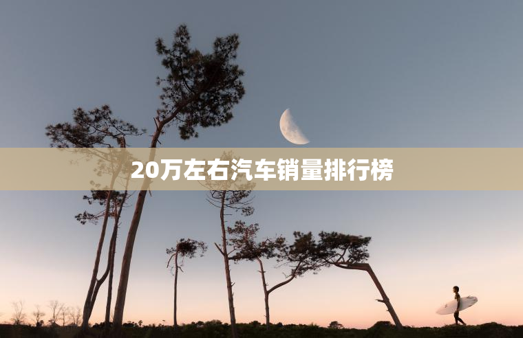 20万左右汽车销量排行榜