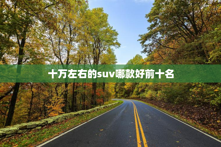 十万左右的suv哪款好前十名