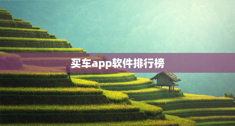 买车app软件排行榜