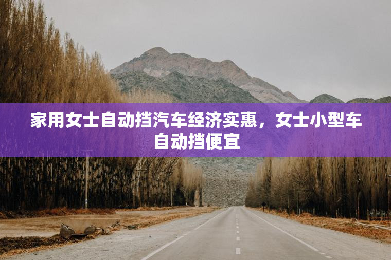 家用女士自动挡汽车经济实惠，女士小型车自动挡便宜