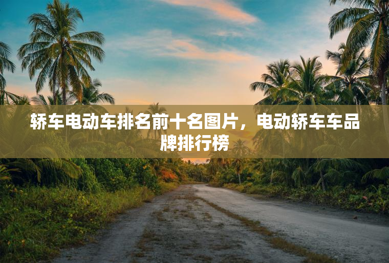 轿车电动车排名前十名图片，电动轿车车品牌排行榜