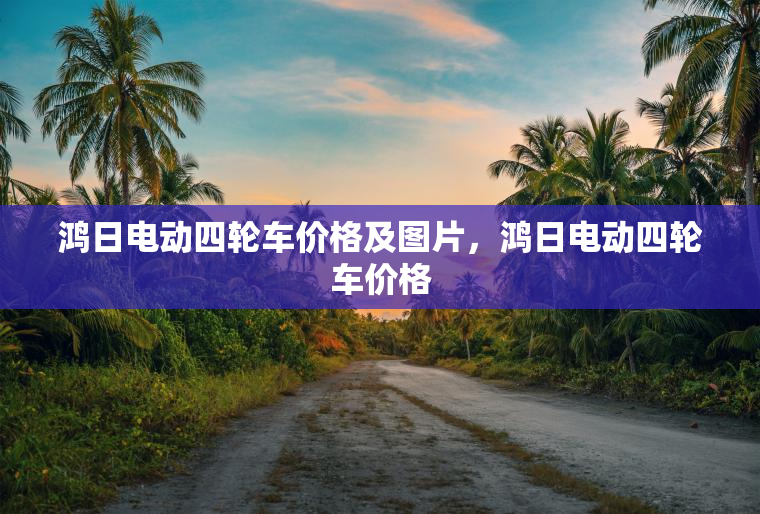 鸿日电动四轮车价格及图片，鸿日电动四轮车价格