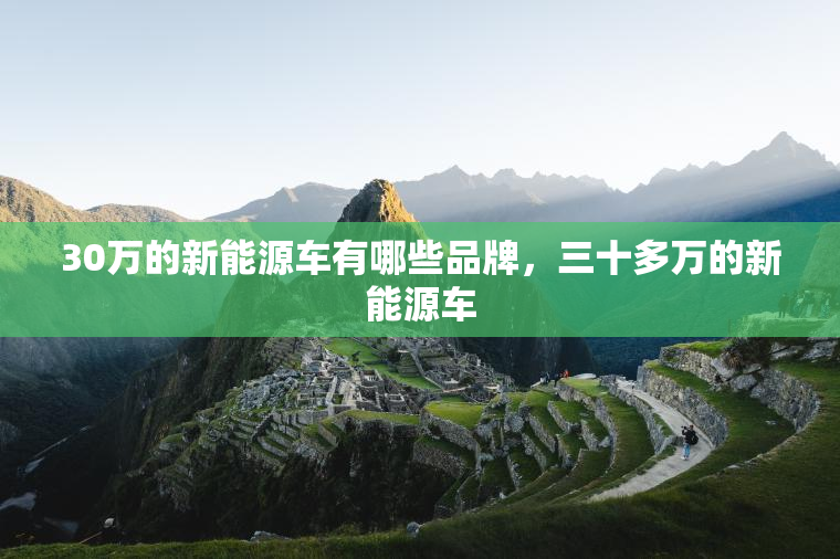 30万的新能源车有哪些品牌，三十多万的新能源车