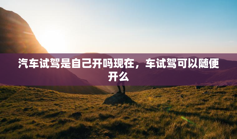 汽车试驾是自己开吗现在，车试驾可以随便开么