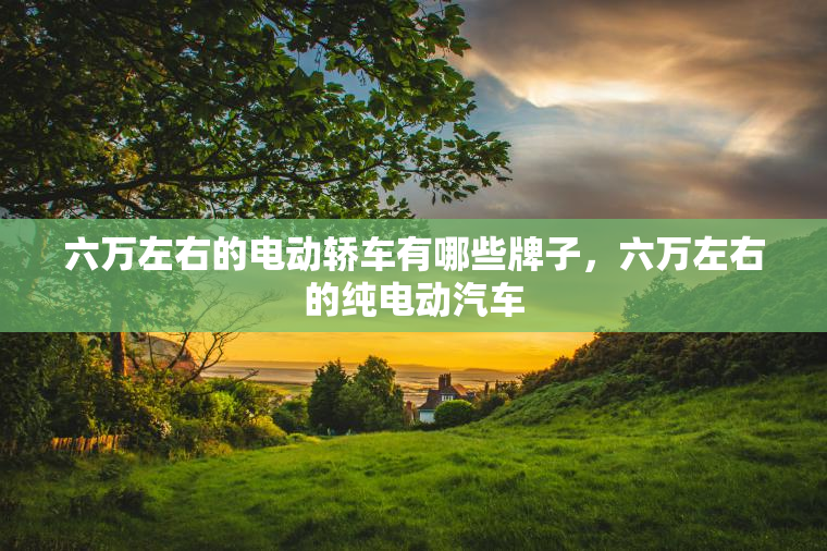 六万左右的电动轿车有哪些牌子,六万左右的纯电动汽车 六万左右的电动轿车有哪些牌子,六万左右的纯电动汽车