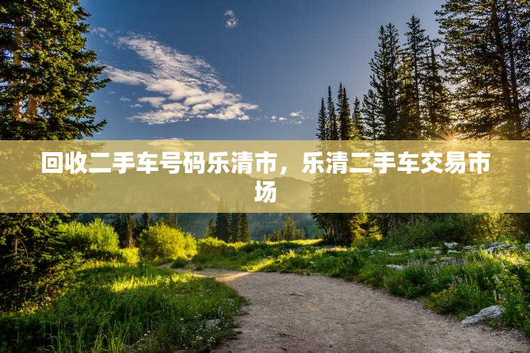 回收二手车号码乐清市，乐清二手车交易市场