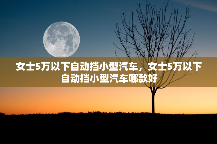 女士5万以下自动挡小型汽车，女士5万以下自动挡小型汽车哪款好