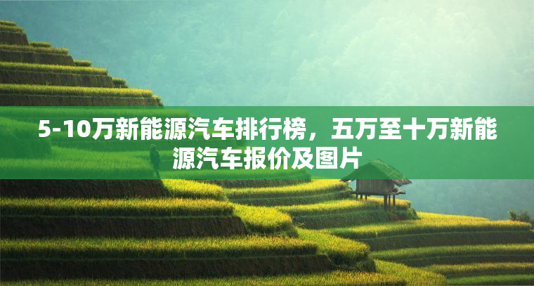 5-10万新能源汽车排行榜，五万至十万新能源汽车报价及图片