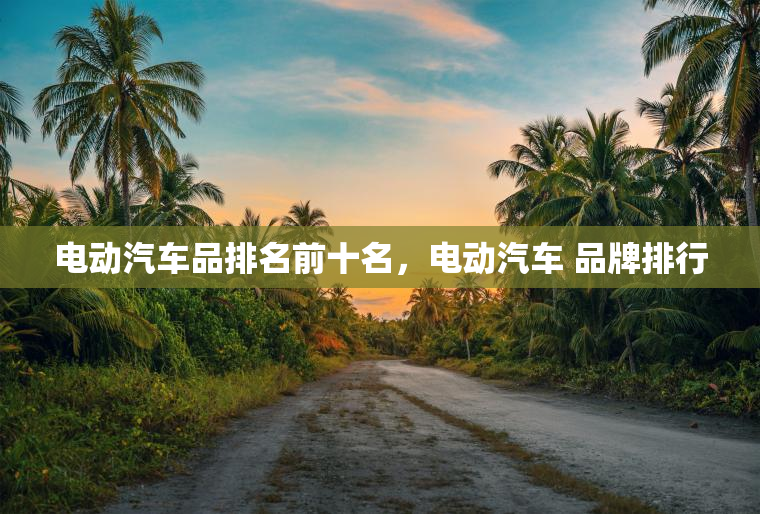 电动汽车品排名前十名，电动汽车 品牌排行