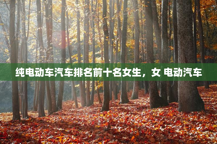 纯电动车汽车排名前十名女生，女 电动汽车