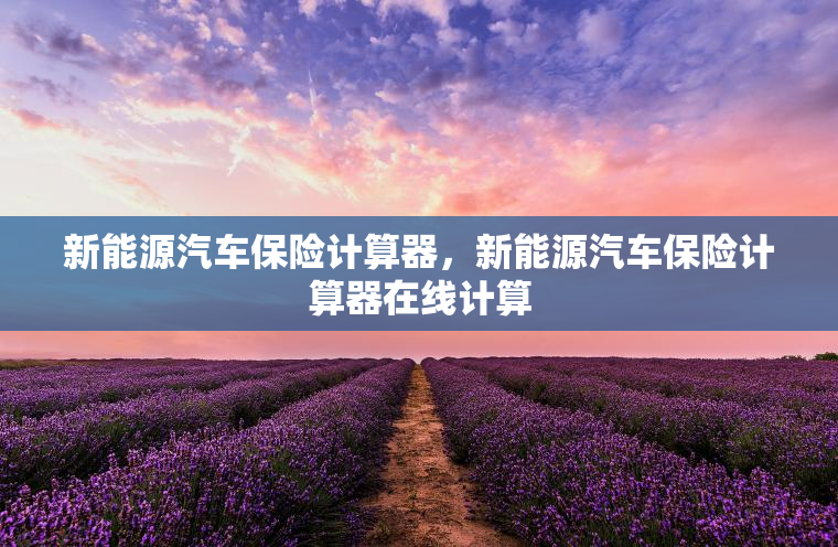 新能源汽车保险计算器，新能源汽车保险计算器在线计算