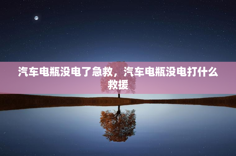 汽车电瓶没电了急救，汽车电瓶没电打什么救援