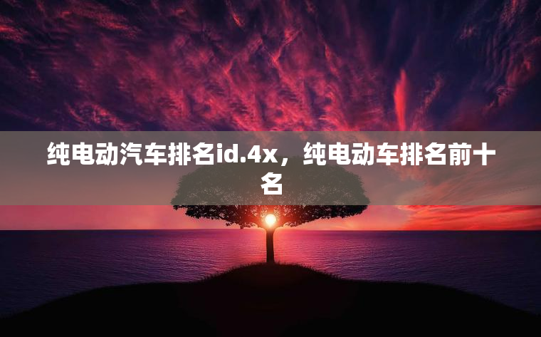 纯电动汽车排名id.4x，纯电动车排名前十名