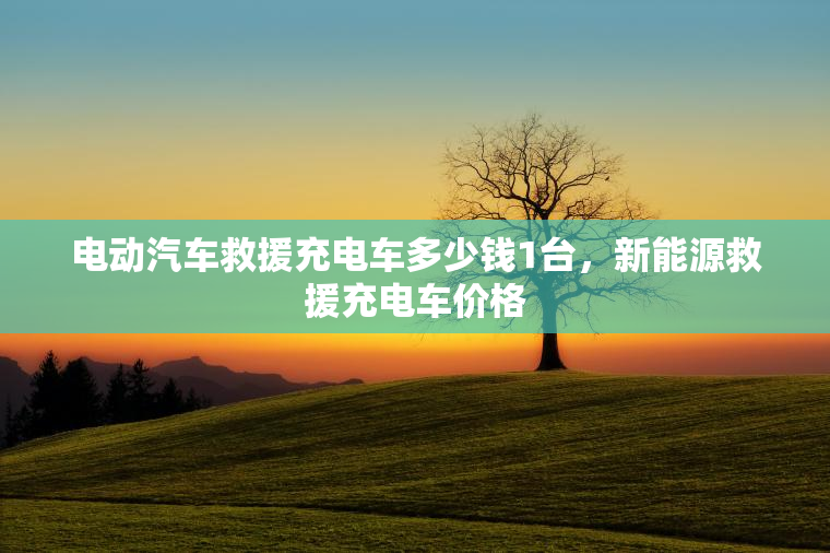 电动汽车救援充电车多少钱1台,新能源救援充电车价格 电动汽车救援充电车多少钱1台,新能源救援充电车价格