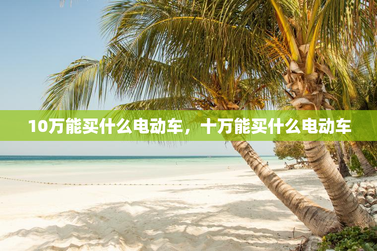 10万能买什么电动车，十万能买什么电动车