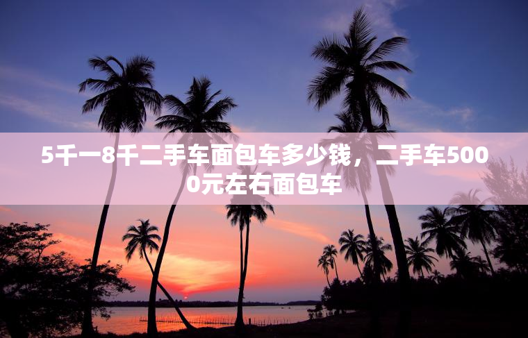 5千一8千二手车面包车多少钱，二手车5000元左右面包车