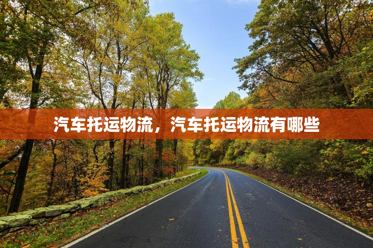 汽车托运物流，汽车托运物流有哪些
