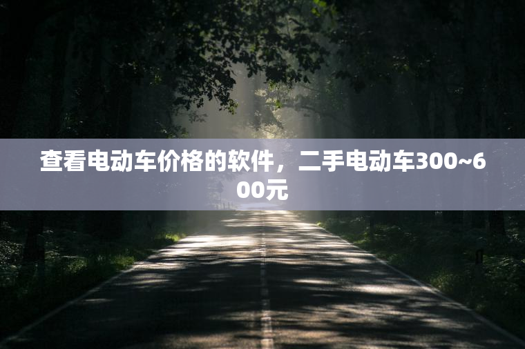 查看电动车价格的软件,二手电动车300~600元 查看电动车价格的软件,二手电动车300~600元