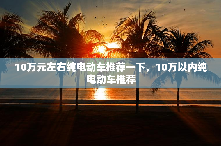 10万元左右纯电动车推荐一下，10万以内纯电动车推荐