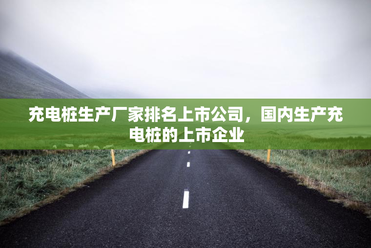 充电桩生产厂家排名上市公司，国内生产充电桩的上市企业