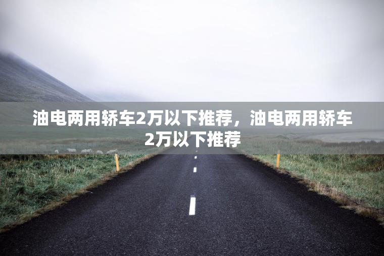 油电两用轿车2万以下推荐，油电两用轿车2万以下推荐