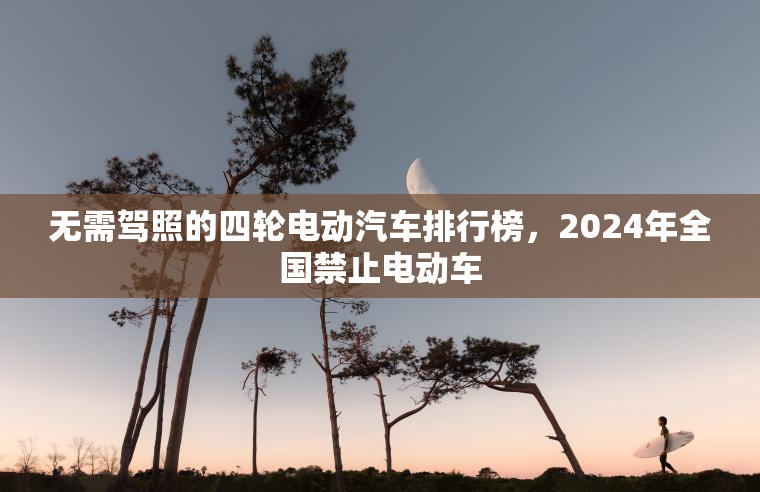 无需驾照的四轮电动汽车排行榜，2024年全国禁止电动车