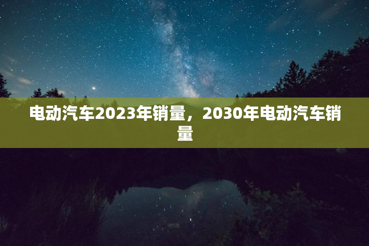 电动汽车2023年销量，2030年电动汽车销量