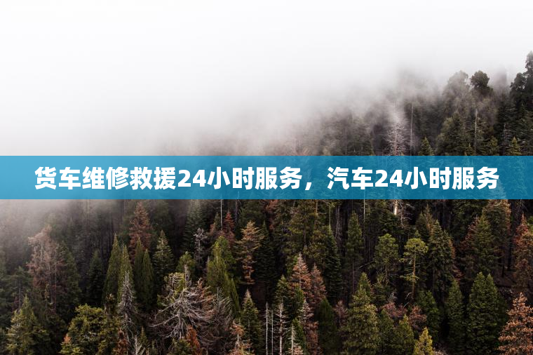 货车维修救援24小时服务，汽车24小时服务