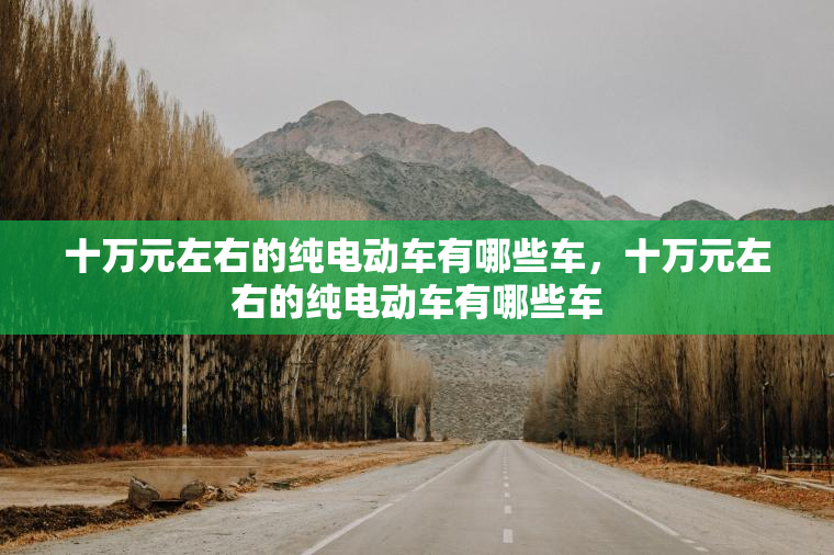 十万元左右的纯电动车有哪些车，十万元左右的纯电动车有哪些车