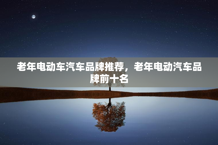 老年电动车汽车品牌推荐，老年电动汽车品牌前十名