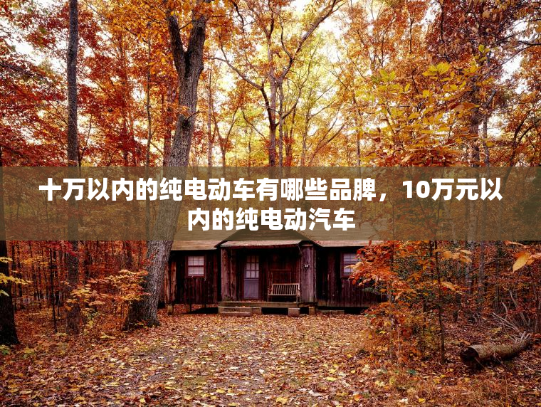 十万以内的纯电动车有哪些品脾，10万元以内的纯电动汽车