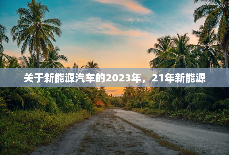 关于新能源汽车的2023年,21年新能源 关于新能源汽车的2023年,21年新能源