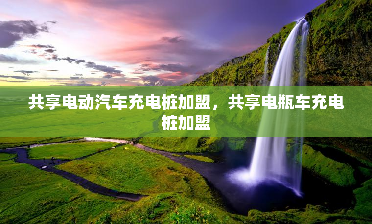 共享电动汽车充电桩加盟，共享电瓶车充电桩加盟