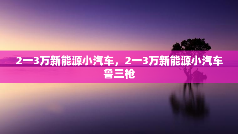 2一3万新能源小汽车,2一3万新能源小汽车鲁三枪 2一3万新能源小汽车,2一3万新能源小汽车鲁三枪