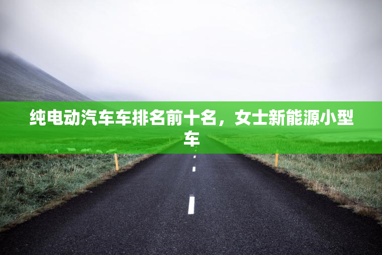纯电动汽车车排名前十名,女士新能源小型车 纯电动汽车车排名前十名,女士新能源小型车
