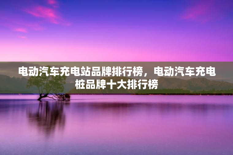 电动汽车充电站品牌排行榜,电动汽车充电桩品牌十大排行榜 电动汽车充电站品牌排行榜,电动汽车充电桩品牌十大排行榜