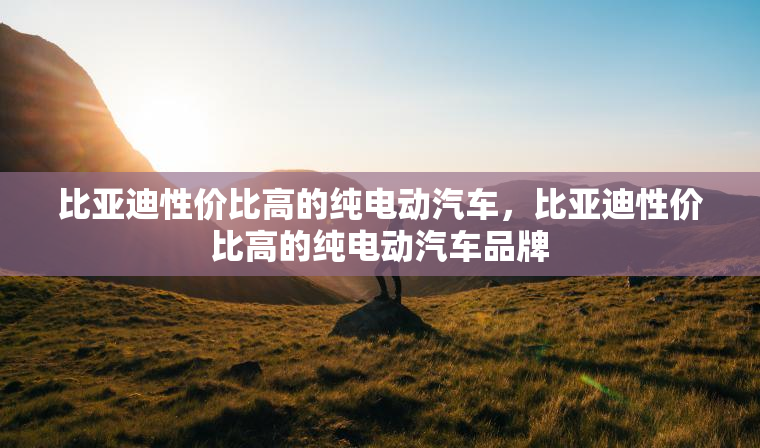 比亚迪性价比高的纯电动汽车，比亚迪性价比高的纯电动汽车品牌